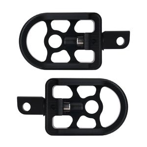 PE017305 hcmotorku Passenger Footboards Green Footpegs For Harley street glide - backside