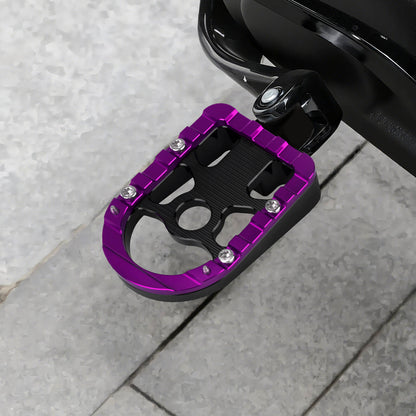 PE017306 hcmotorku Passenger Footboards Purple Footpegs for harley