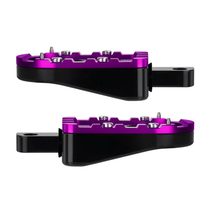 PE017306 hcmotorku Passenger Footboards Purple Footpegs for harley road glide 2024