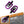PE017306 hcmotorku Passenger Footboards Purple Footpegs for harley touring
