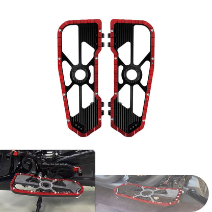 Driver Footboards Floorboards Red For Harley Touring Street Glide Road Glide 1986-2025 | HCmotorku