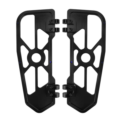 Driver Footboards Floorboards Blue For Harley Touring Street Glide Road Glide | HCmotorku