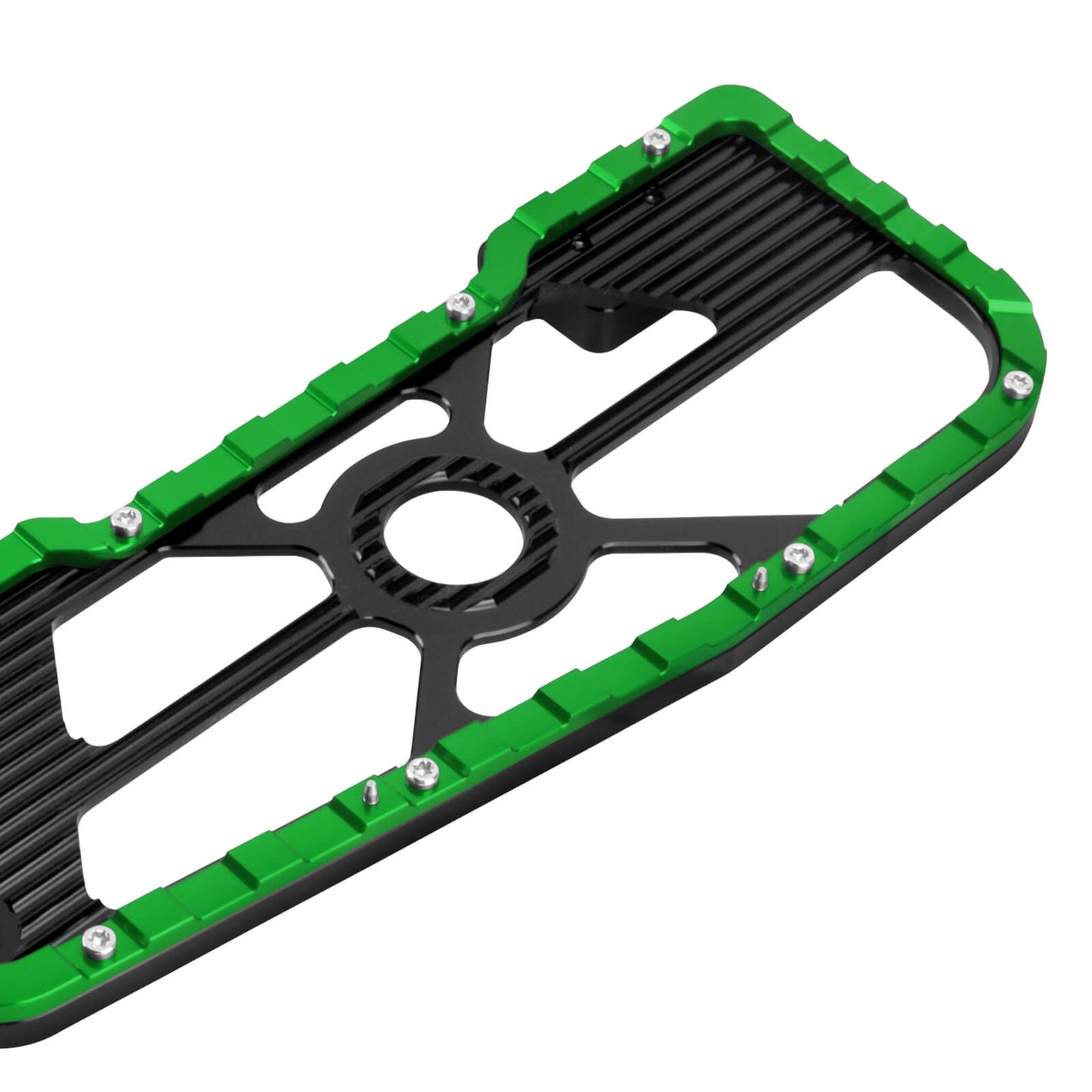 PE017605 hcmotorku Rider Footboards Floorboards For Harley touring - Green 