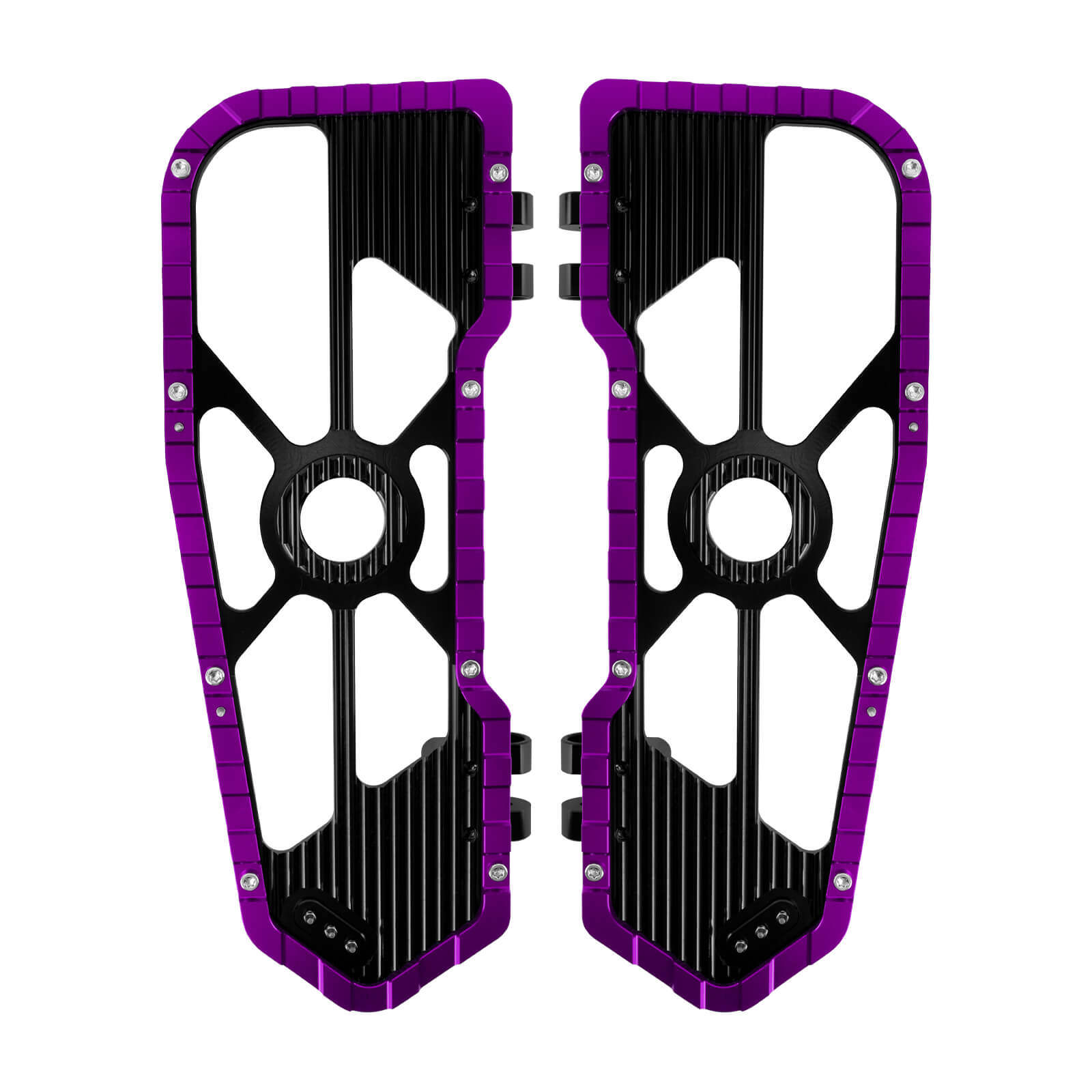 PE017606 hcmotorku Rider Footboards Purple Floorboards For Harley - purple