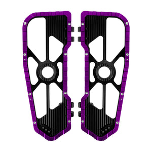 PE017606 hcmotorku Rider Footboards Purple Floorboards For Harley - purple