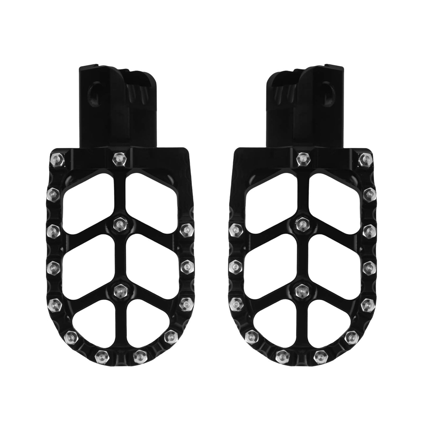PE017701 HCmotorku Black Pit Bike Footpegs CNC Footpegs Footrests Black for Honda CRF50 CRF11 for Most Chinese Pit Bike