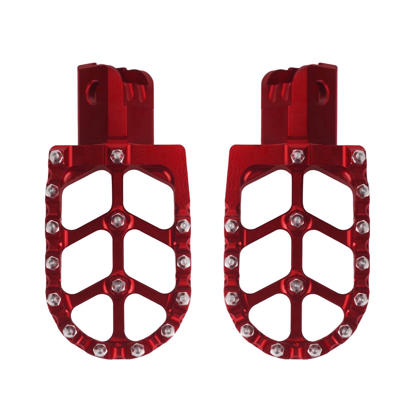 PE017702 HCmotorku Pit Bike Footpegs CNC Footpegs Footrests Red for Honda CRF50 CRF11 for Most Chinese Pit Bike