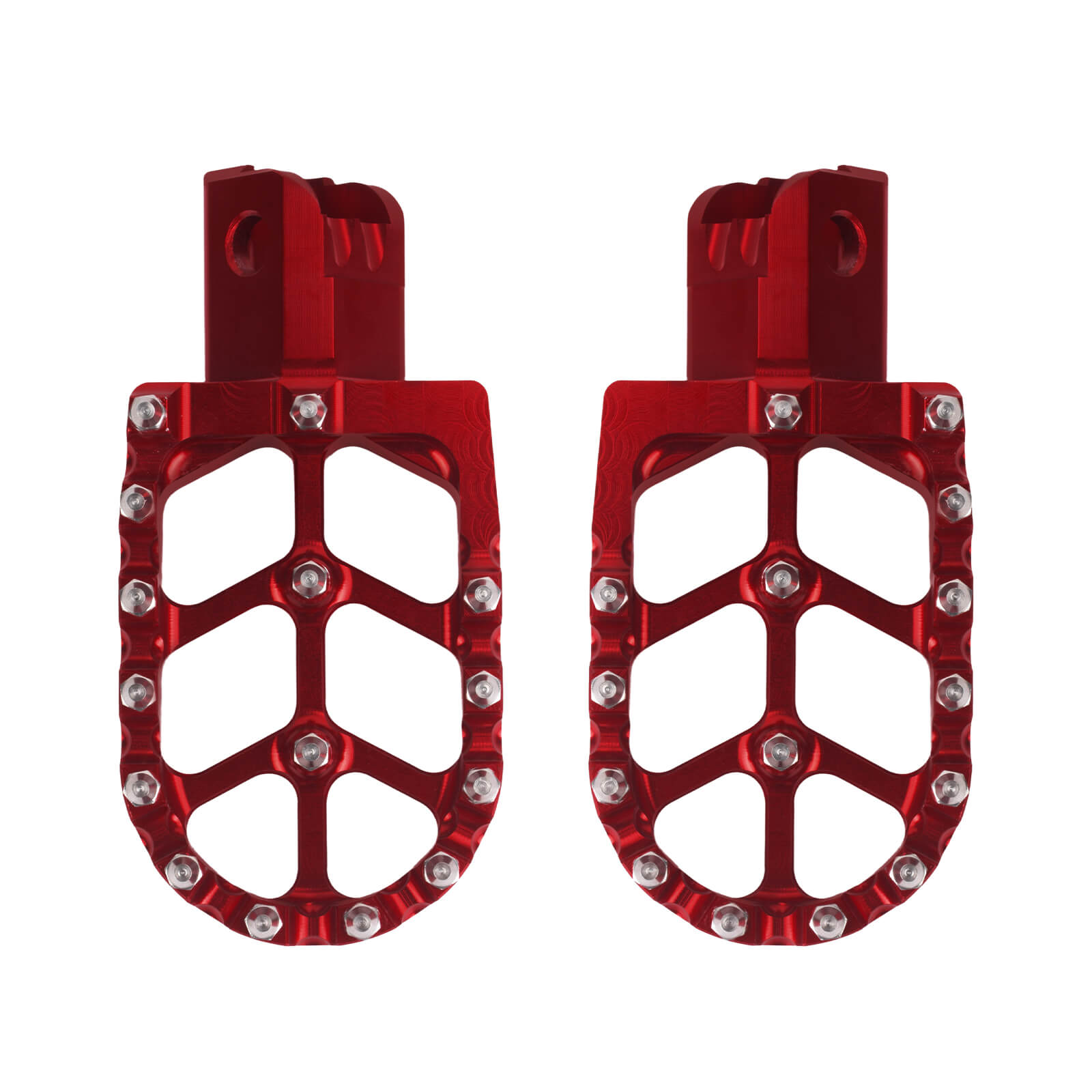 PE017702 HCmotorku Pit Bike Footpegs CNC Footpegs Footrests Red for Honda CRF50 CRF11 for Most Chinese Pit Bike