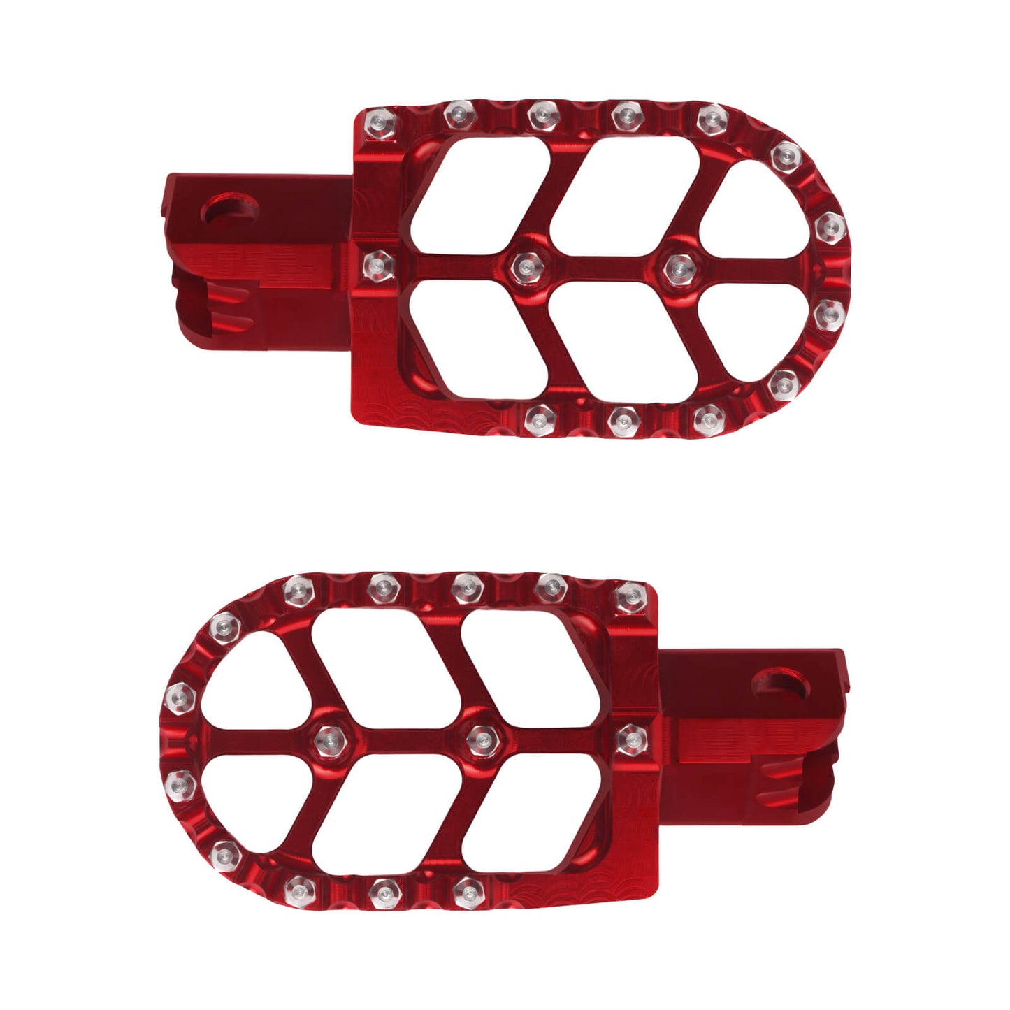 PE017702 HCmotorku Pit Bike Footpegs CNC Footpegs Footrests Red for Honda CRF50 CRF11 for Most Chinese Pit Bike