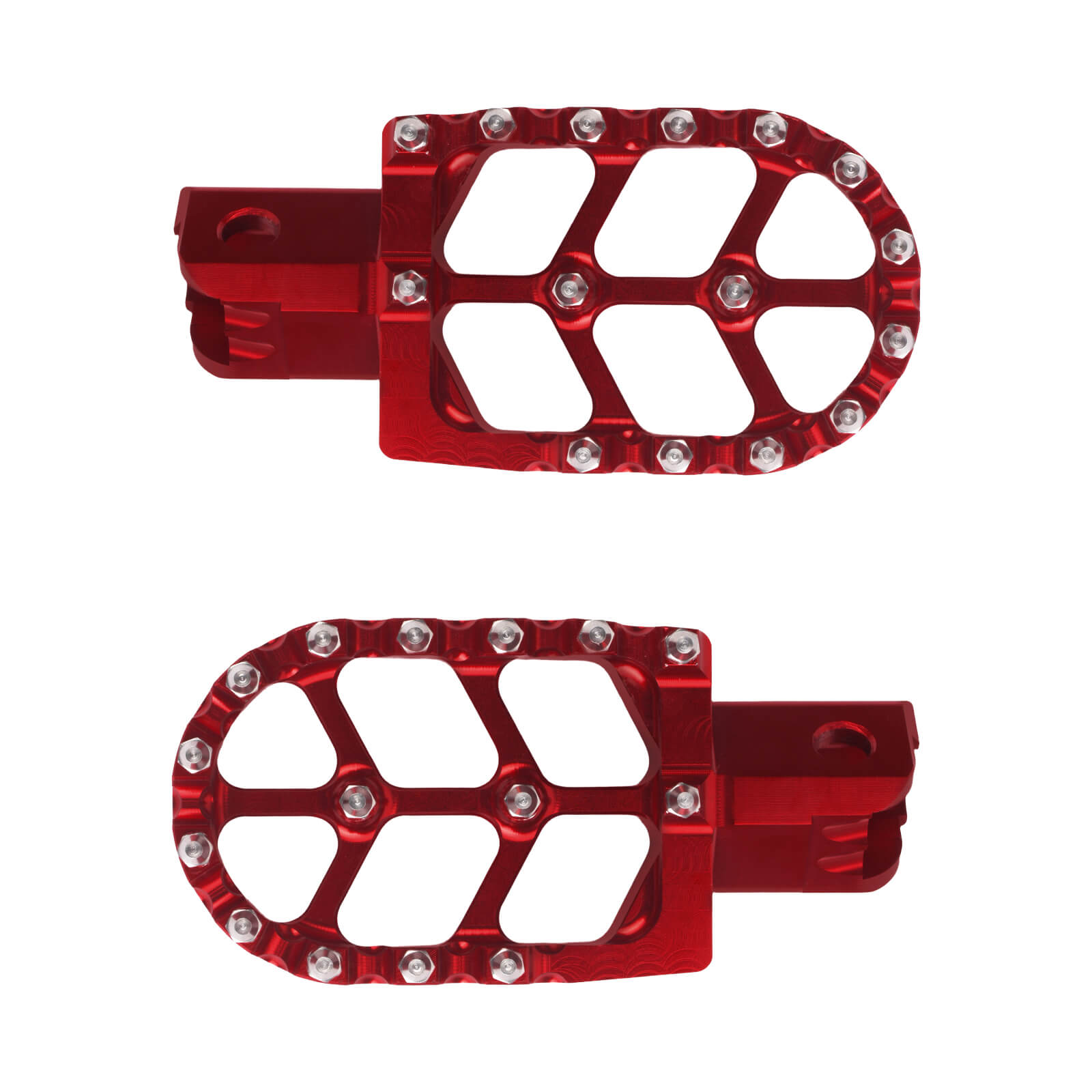 PE017702 HCmotorku Pit Bike Footpegs CNC Footpegs Footrests Red for Honda CRF50 CRF11 for Most Chinese Pit Bike