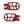 PE017802 HCmotorku Red Motorcycle Footpegs Footrests Pedals for Honda Kawasaki