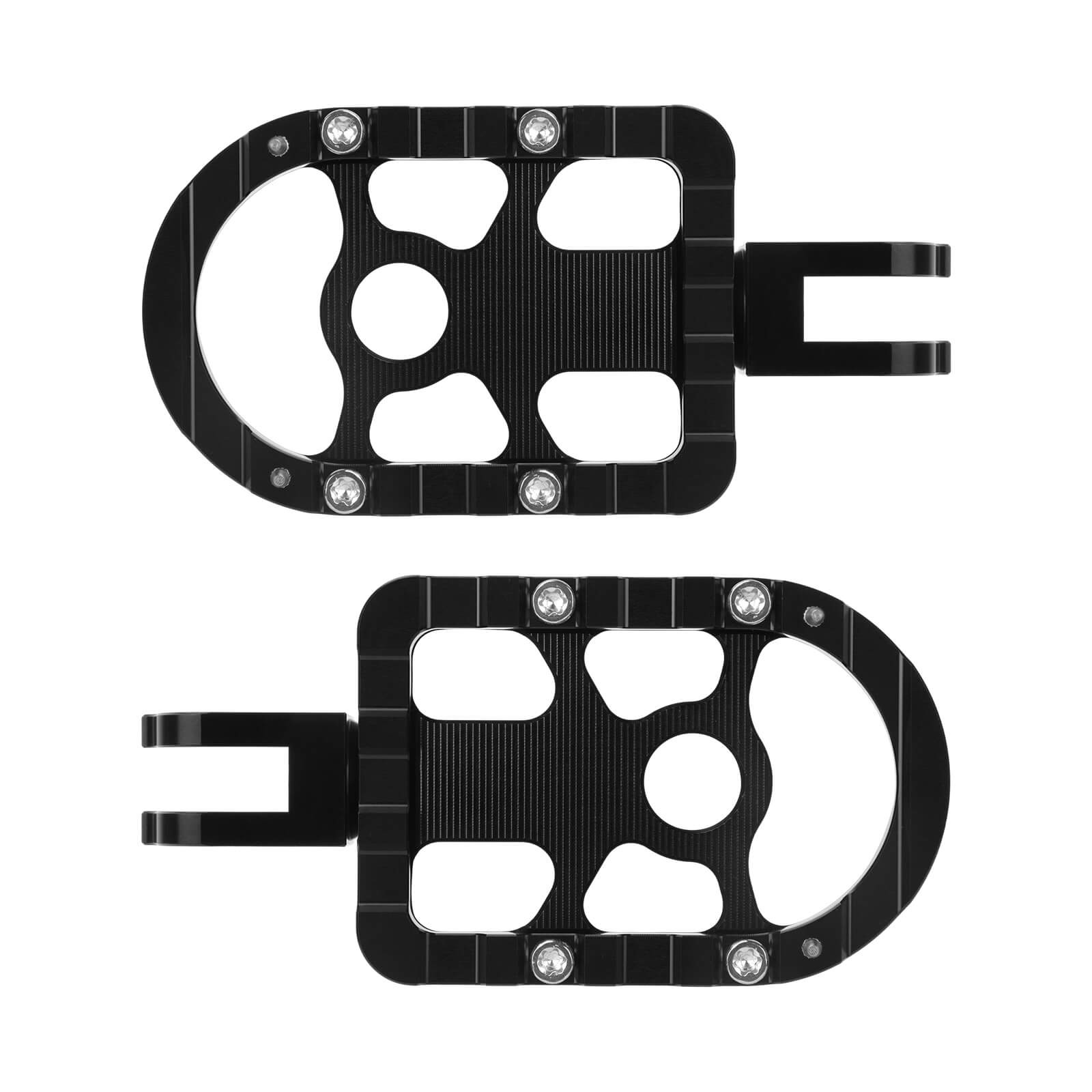 PE17901 HCmotorku Black Rider Footpegs Footboards for Harley Softail  