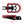 PE17902 HCmotorku Red Footpegs Footboards for Harley Softail  ’18-up size