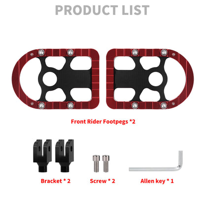 PE17902 HCmotorku Red Rider Footpegs Footboards for Harley Softail  ’18-up Product List
