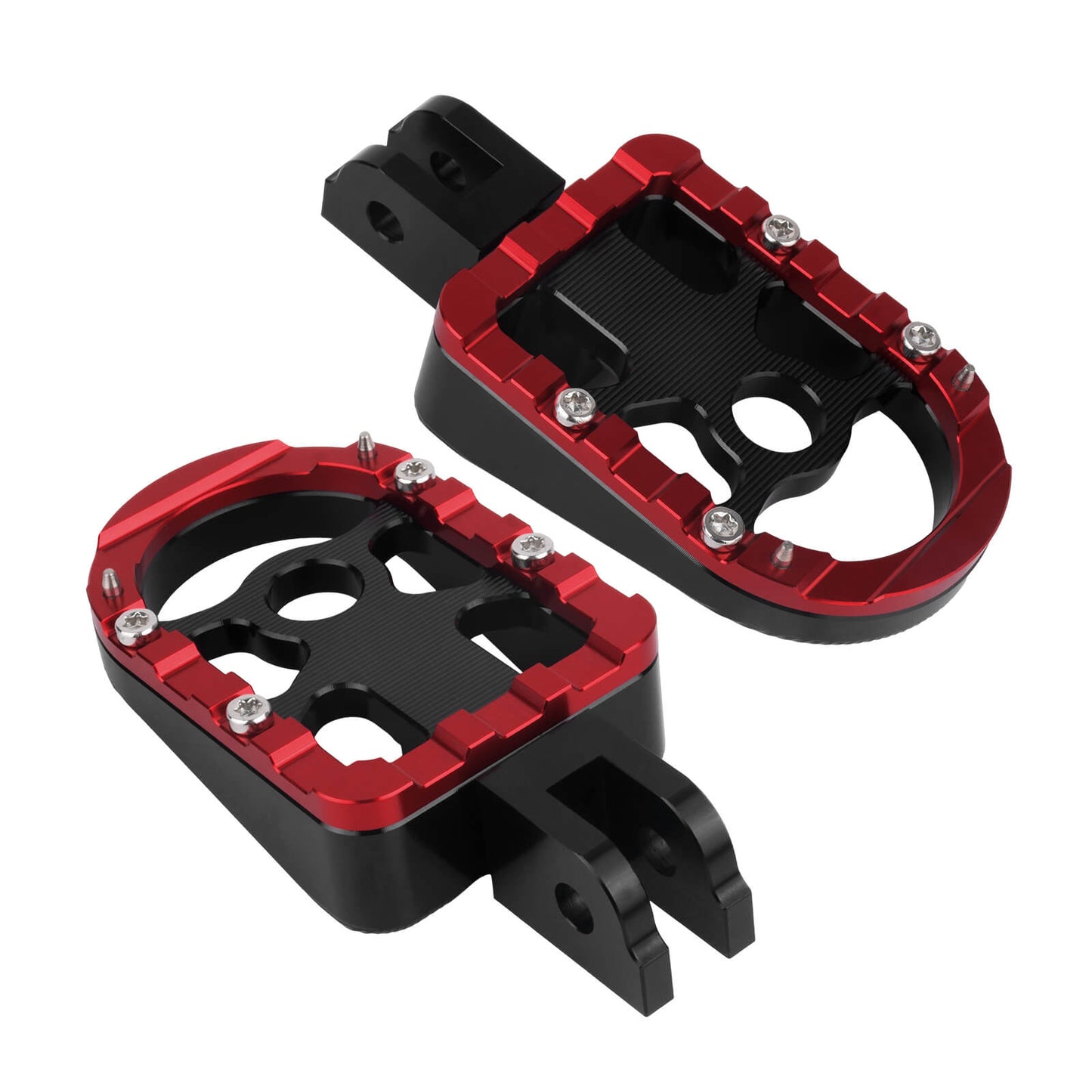 PE17902 HCmotorku Red Rider Footpegs Footboards for Harley Softail  sport glide