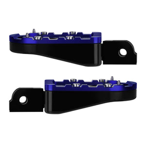 PE17903 HCmotorku Blue Footpegs Footboards for Harley Softail  ’18-up detail