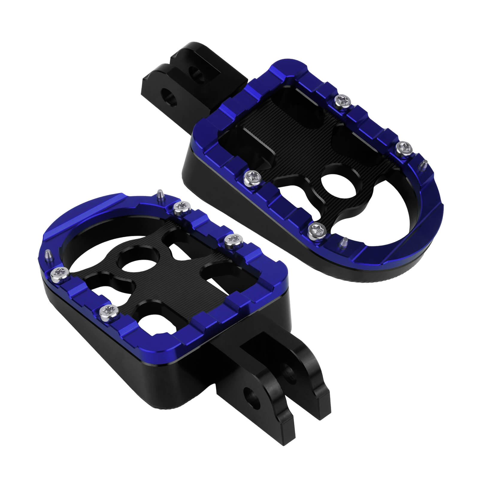 PE17903 HCmotorku Blue Rider Footpegs Footboards for Harley Softail  street bob