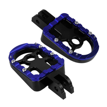 PE17903 HCmotorku Blue Rider Footpegs Footboards for Harley Softail  street bob