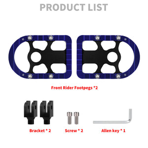 PE17903 HCmotorku Blue Footpegs Footboards for Harley Softail  ’18-up product list