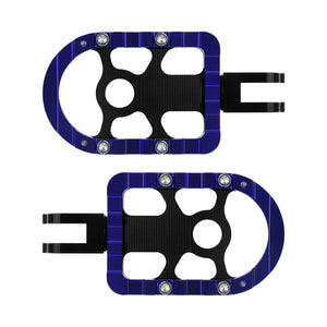 PE17903 HCmotorku Blue Footpegs Footboards for Harley Softail  breakout