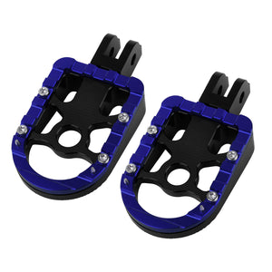 PE17903 HCmotorku Blue Footpegs Footboards for Harley Softail  ’18-up 