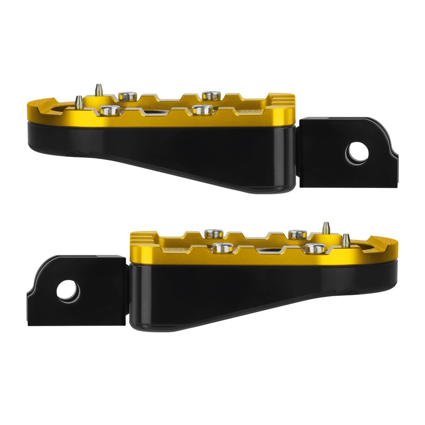 PE17904 HCmotorku Yellow Rider Footpegs Footboards for Harley Softail detail