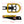 PE17904 HCmotorku Yellow Footpegs Footboards for Harley Softail ’18-up  size