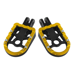 PE17904 HCmotorku Yellow Footpegs Footboards for Harley Softail Breakout 