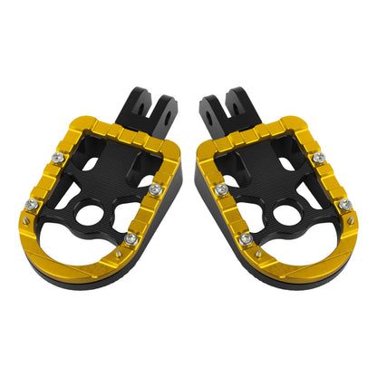 PE17904 HCmotorku Yellow Rider Footpegs Footboards for Harley Softail Breakout 