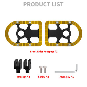 PE17904 HCmotorku Yellow Footpegs Footboards for Harley Softail ’18-up  product list