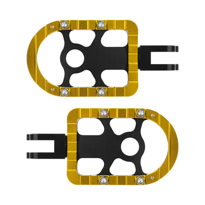 PE17904 HCmotorku Yellow Rider Footpegs Footboards for Harley Softail ’18-up 