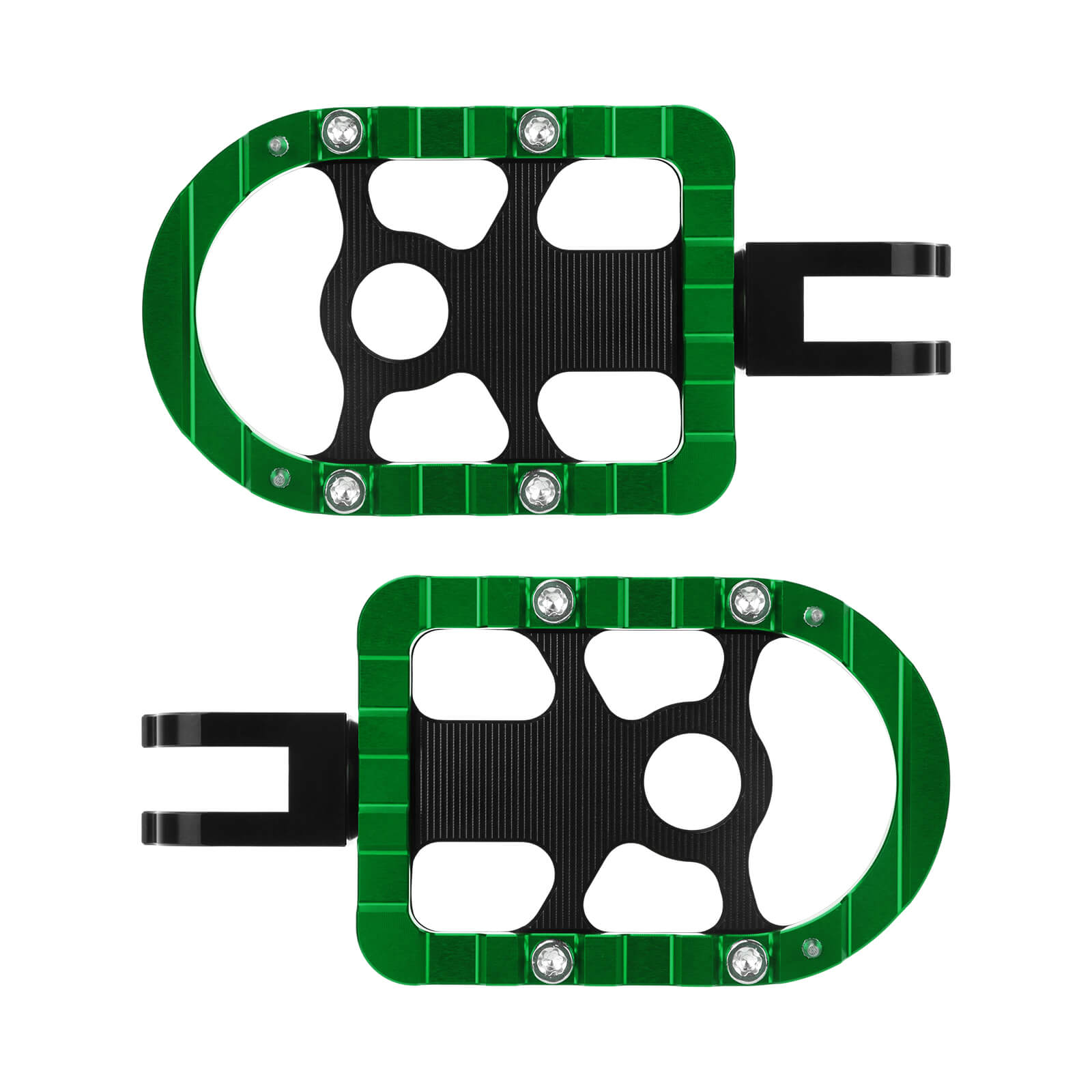 PE17905 HCmotorku Green Rider Footpegs Footboards for Harley Softail Breakout 