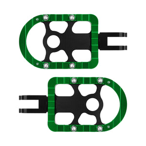 PE17905 HCmotorku Green Footpegs Footboards for Harley Softail Breakout 