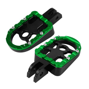 PE17905 HCmotorku Green Footpegs Footboards for Harley Softail Breakout