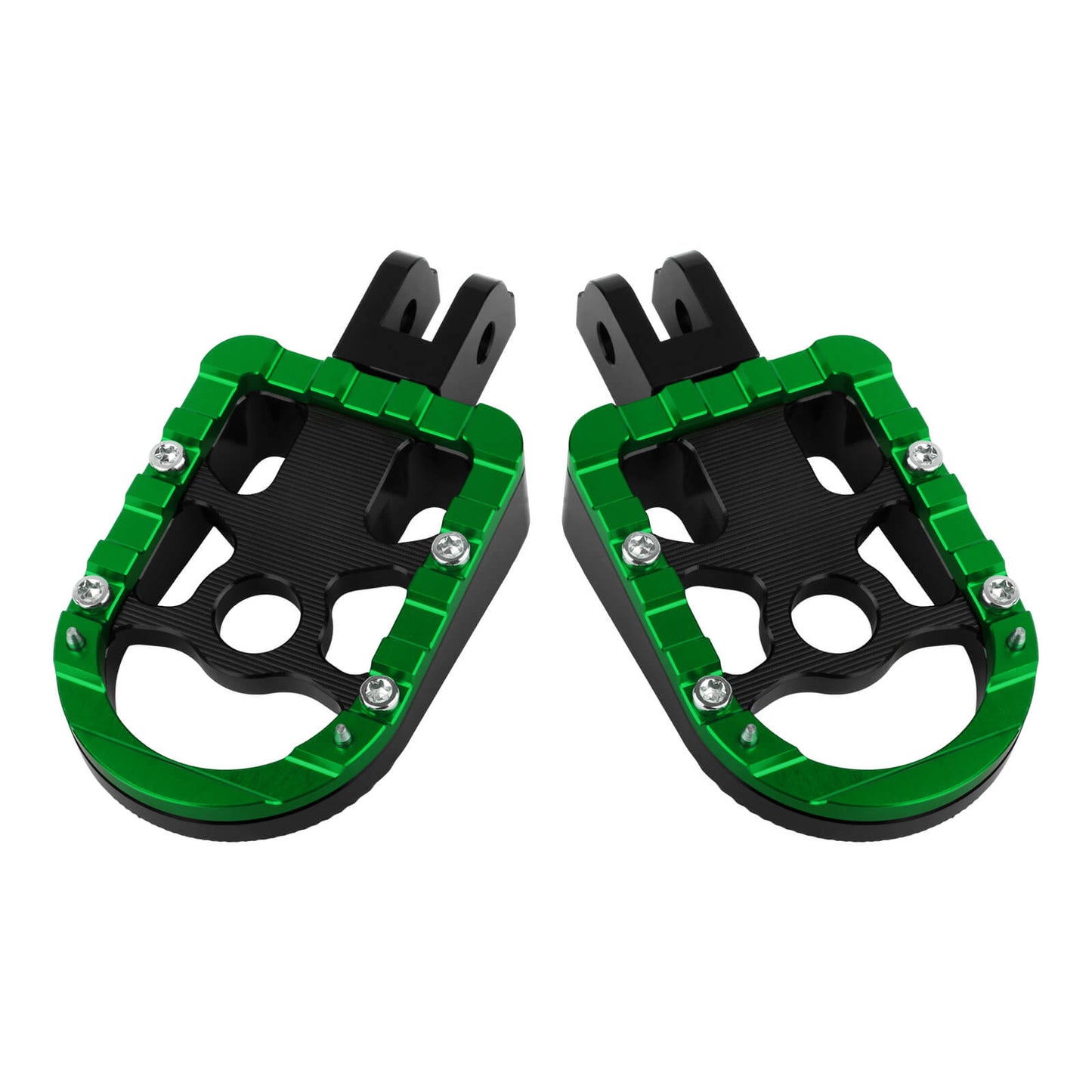 PE17905 HCmotorku Green Rider Footpegs Footboards for Harley Softail Breakout Low Rider