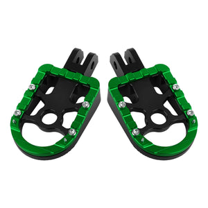 PE17905 HCmotorku Green Footpegs Footboards for Harley Softail Breakout Low Rider