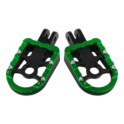PE17905 HCmotorku Green Rider Footpegs Footboards for Harley Softail Breakout Low Rider