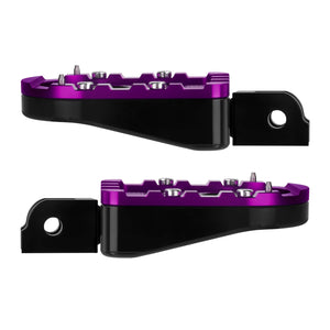 PE17906 HCmotorku Purple Footpegs Footboards for Harley Softail  ’18-up 