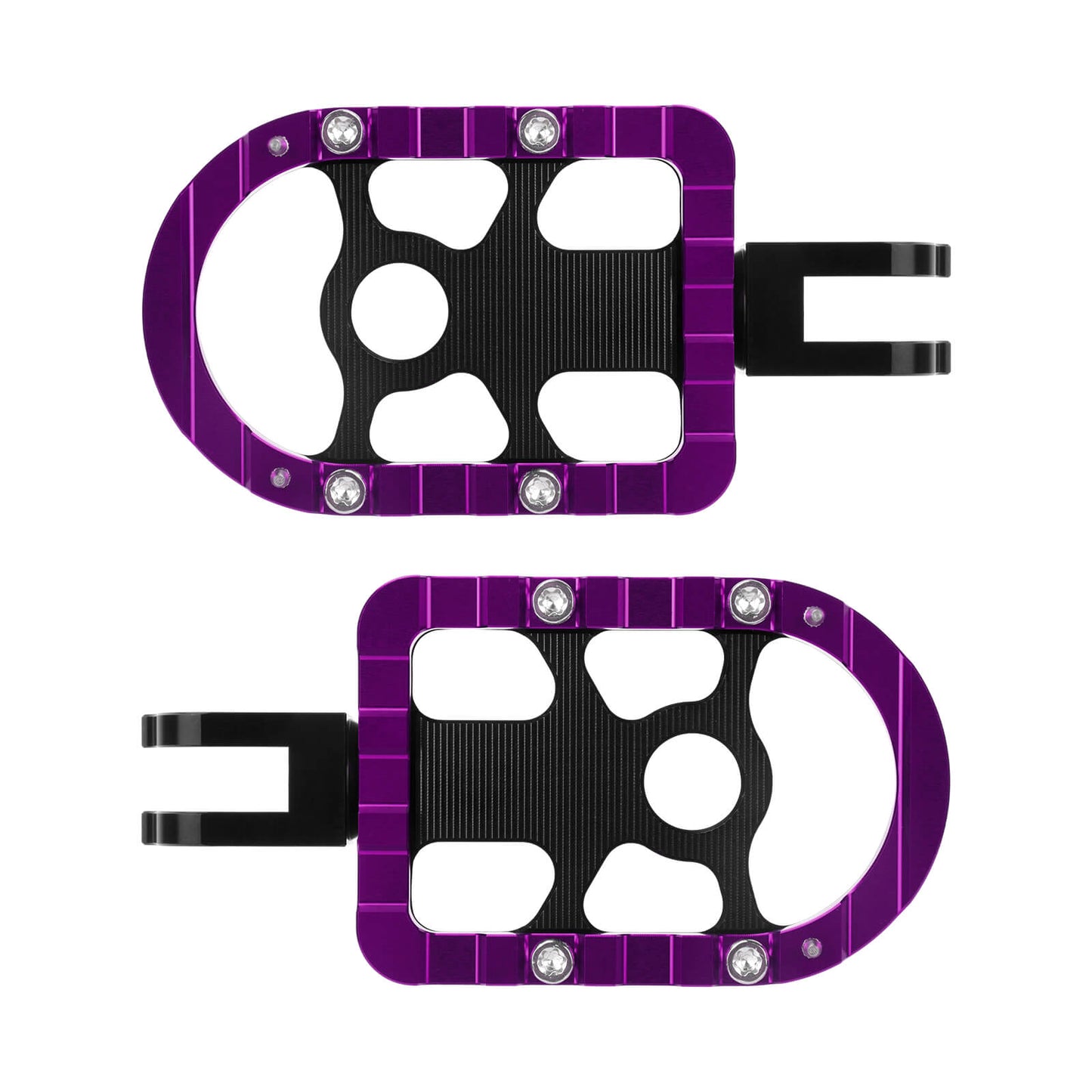 PE17906 HCmotorku Purple Rider Footpegs Footboards for Harley Softail Breakout 