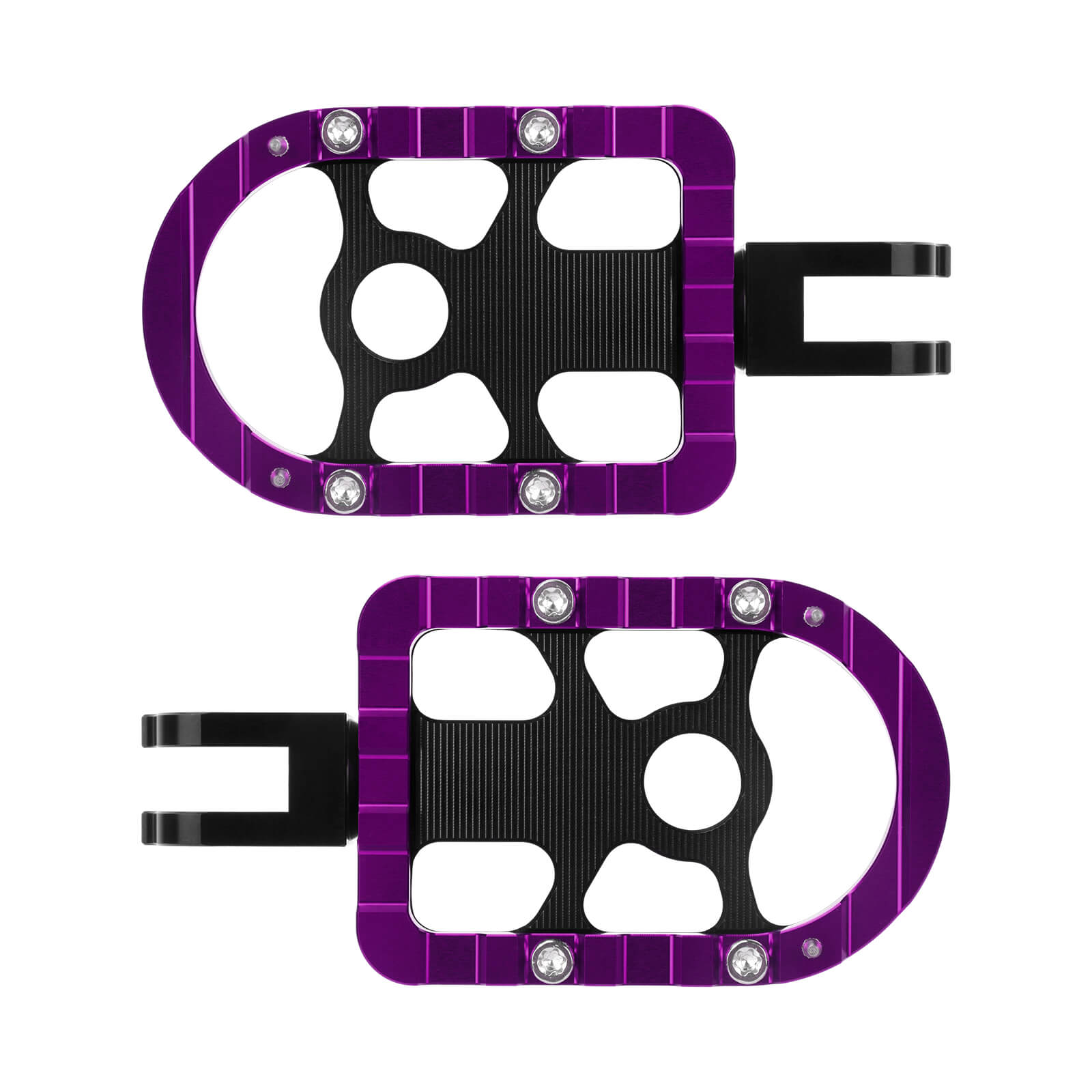 PE17906 HCmotorku Purple Rider Footpegs Footboards for Harley Softail Breakout 