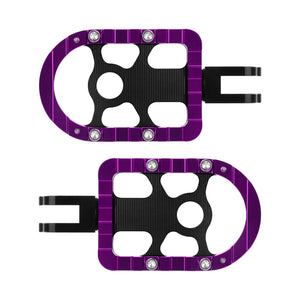PE17906 HCmotorku Purple Footpegs Footboards for Harley Softail Breakout 