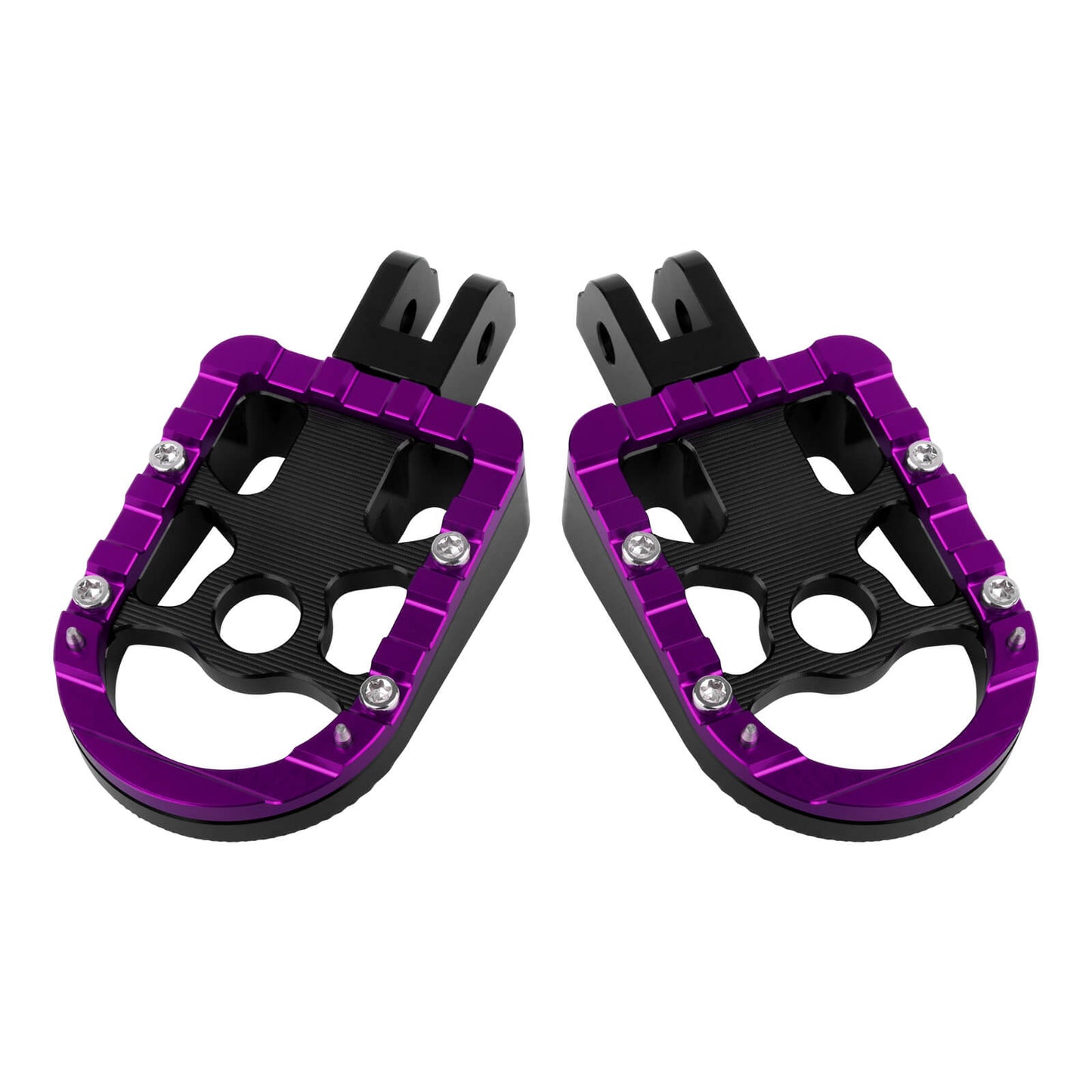 PE17906 HCmotorku Purple Rider Footpegs Footboards for Harley Softail Breakout Low Rider