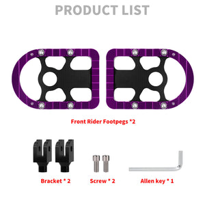 PE17906 HCmotorku Purple Footpegs Footboards for Harley Softail Breakout Low Rider Street Bob ’18-up  product list