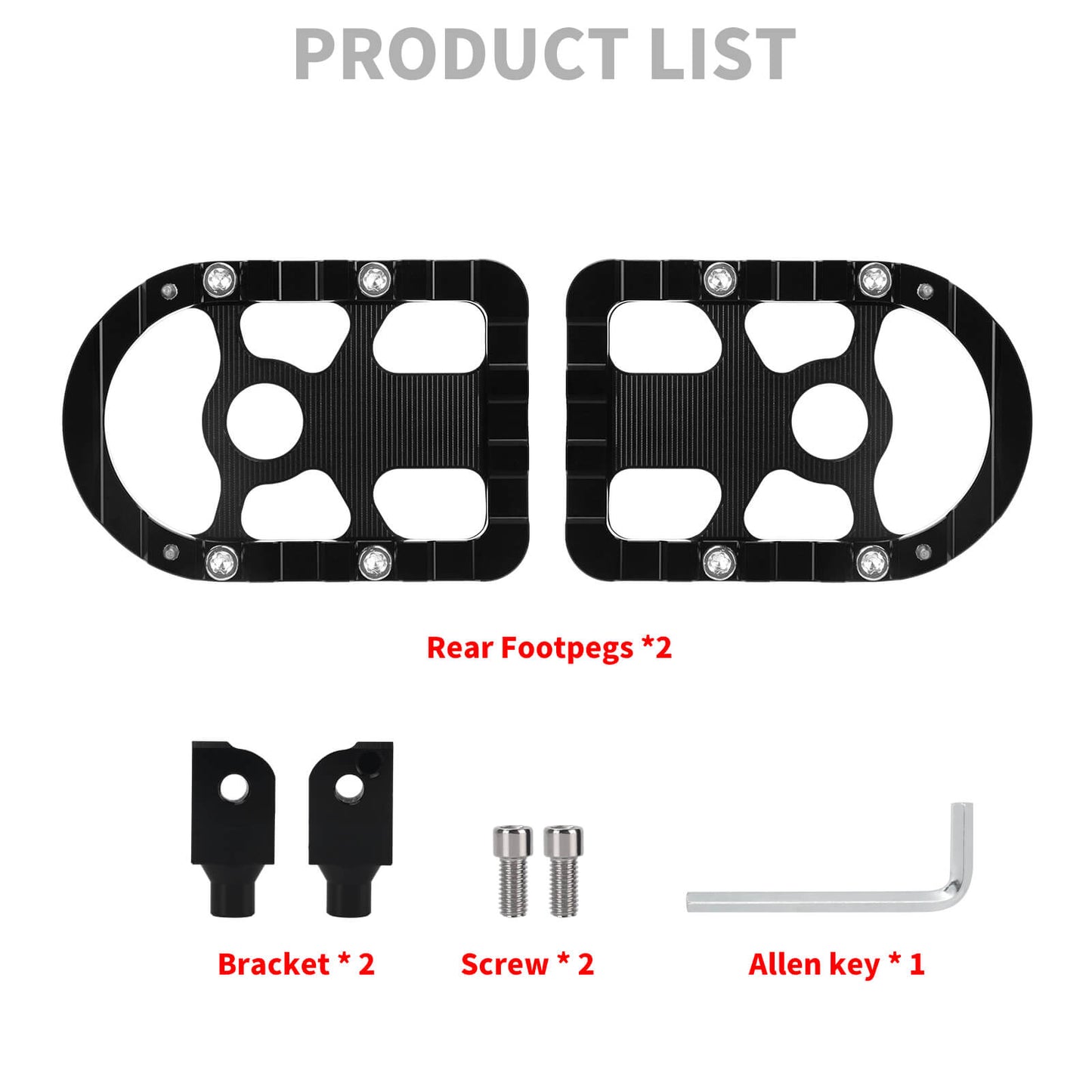 PE018001 hcmotorku Foot Pegs Floorboard Pedal For Harley softail - product list