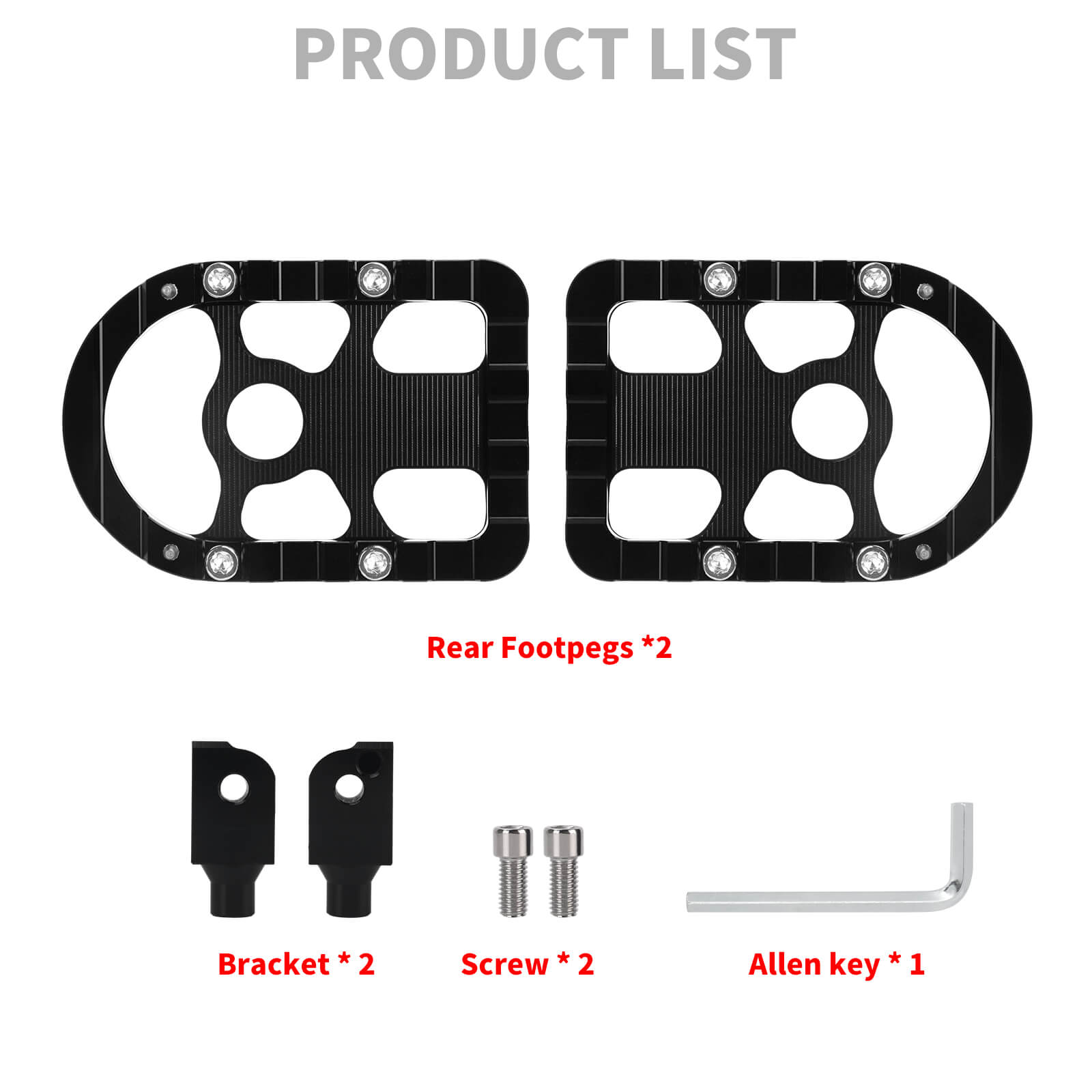 PE018001 hcmotorku Foot Pegs Floorboard Pedal For Harley softail - product list