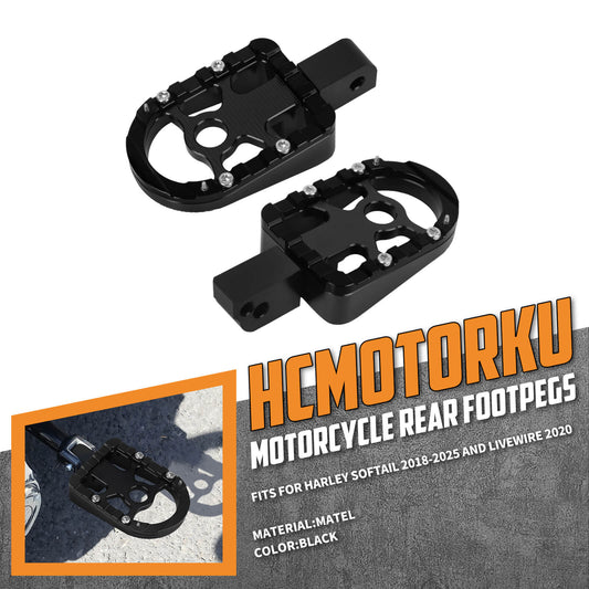 PE018001 hcmotorku Motorcycle Foot Pegs Floorboard Pedal For Harley