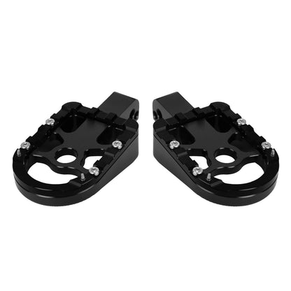 PE018001 hcmotorku Motorcycle Foot Pegs Floorboard Pedal For Harley softail - black