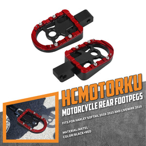 PE018002 hcmotorku Motorcycle Passenger Foot Pegs for harley