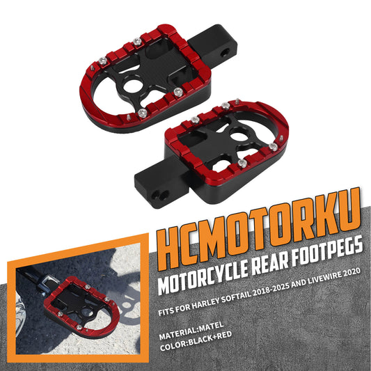PE018002 hcmotorku Motorcycle Passenger Foot Pegs for harley