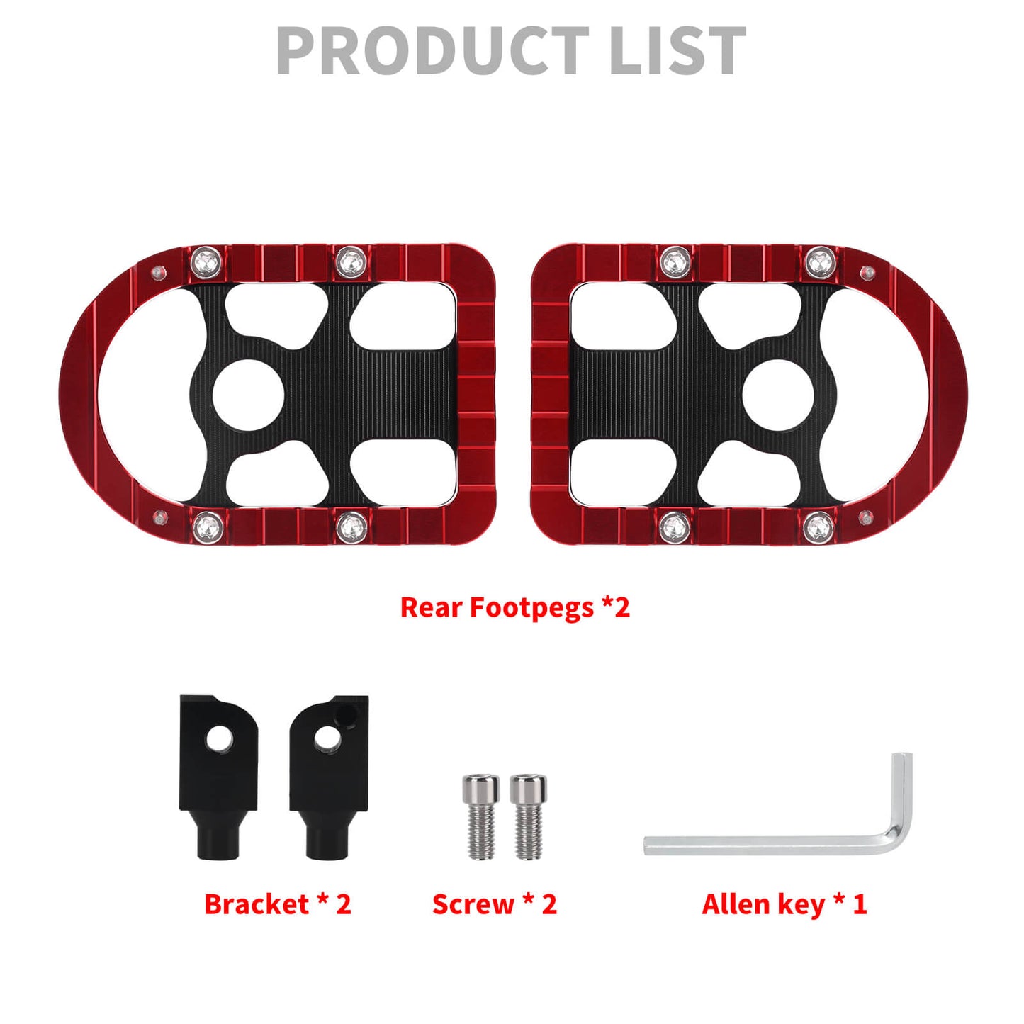 PE018002 hcmotorku Motorcycle highway Passenger Foot Pegs for harley softail - product list